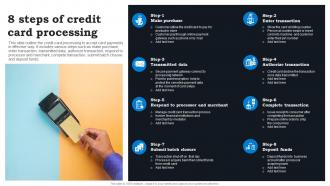 8 Steps Of Credit Card Processing
