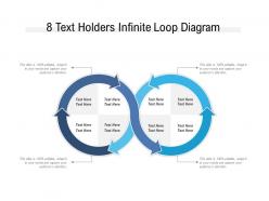 8 text holders infinite loop diagram