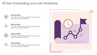 90 Day Onboarding Icon With Timeframe