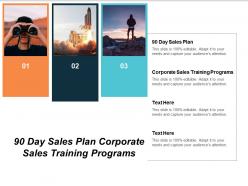90 day sales plan corporate sales training programs cpb