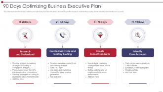 90 Days Optimizing Business Executive Plan