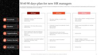 90 Days Plan For HR Powerpoint Ppt Template Bundles
