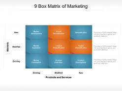9 box matrix of marketing