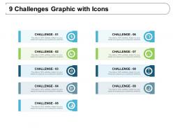9 challenges graphic with icons