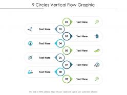 9 circles vertical flow graphic