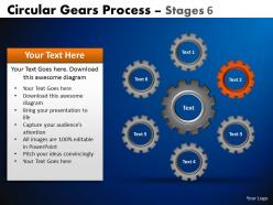 9 circular gears flowchart process