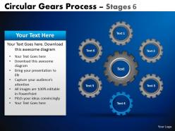 9 circular gears flowchart process