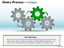 9 gears process 4 stages style 1 powerpoint slides 67