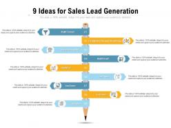 9 Ideas For Sales Lead Generation