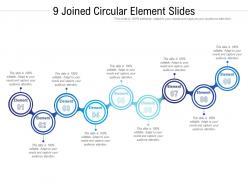 9 joined circular element slides