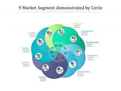 9 market segment demonstrated by circle