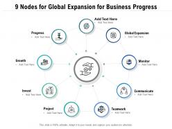 9 nodes for global expansion for business progress