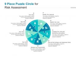 9 piece puzzle circle for risk assessment