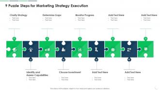 9 Puzzle Steps For Marketing Strategy Execution