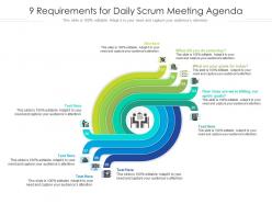 9 requirements for daily scrum meeting agenda