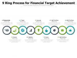 9 ring process for financial target achievement
