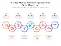 9 stage process flow for organizational global expansion