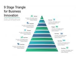 9 Stage Triangle For Business Innovation