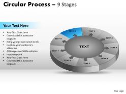 9 Stages Circular Diagram Process 7