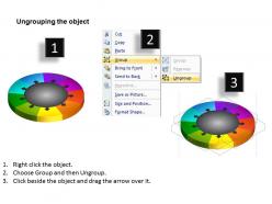 9 stages circular process pieces powerpoint slides and ppt templates db
