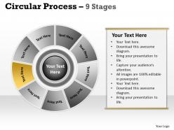 9 stages planning process business diagram 5