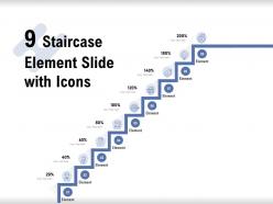 9 staircase element slide with icons
