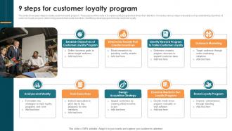 9 Steps For Customer Loyalty Program