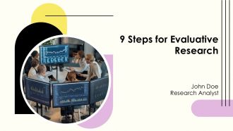 9 Steps For Evaluative Research PPT Outline AT