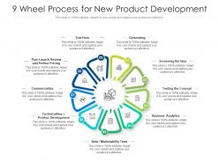 9 wheel process for new product development