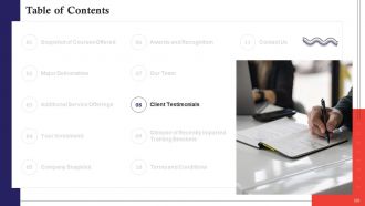 Comprehensive Curriculum for Sales Training PPT