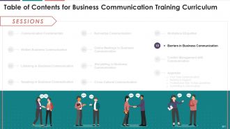 Comprehensive Training Curriculum On Business Communication edu ppt