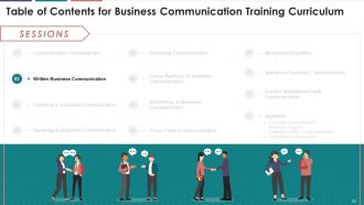 Comprehensive Training Curriculum On Business Communication edu ppt