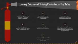 Comprehensive Training Curriculum on Fire Safety Training PPT