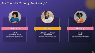 Comprehensive Training Curriculum on Metaverse Training Ppt