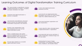 Comprehensive Training Curriculum on Digital Transformation Training PPT