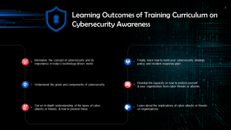 Comprehensive Training Curriculum on Cybersecurity Awareness Training PPT
