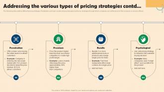 A17 Addressing The Various Types Of Pricing Strategies Competitive Branding Strategies For Small Businesses Compatible Multipurpose