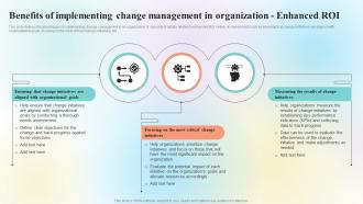 A188 Benefits Of Implementing Change Management In Organization Enhanced ROI CM SS