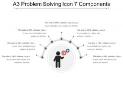 A3 problem solving icon 7 components powerpoint themes