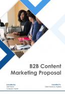 A4 b2b content marketing proposal template