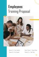 A4 employees training proposal template