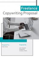 A4 Freelance Copywriting Proposal Template