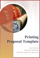 A4 printing proposal template