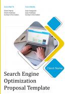 A4 search engine optimization proposal template