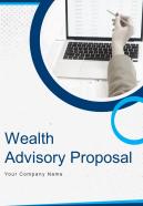 A4 wealth advisory proposal template