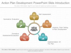 A action plan development powerpoint slide introduction