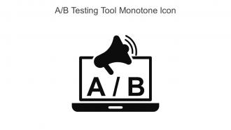 A B Testing Tool Monotone Icon In Powerpoint Pptx Png And Editable Eps Format
