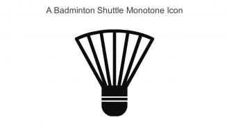 A Badminton Shuttle Monotone Icon In Powerpoint Pptx Png And Editable Eps Format