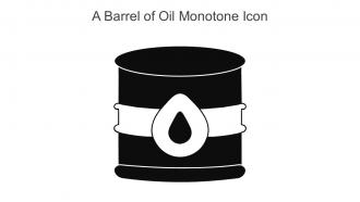 A Barrel Of Oil Monotone Icon In Powerpoint Pptx Png And Editable Eps Format