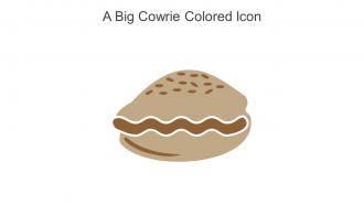 A Big Cowrie Colored Icon In Powerpoint Pptx Png And Editable Eps Format